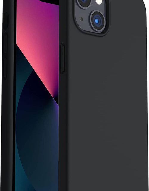 Load image into Gallery viewer, Shockproof Liquid Silicone Designed for Iphone 13 Case Gel Rubber Anti-Shock Cover Case Drop Protection 6.1Inch-Black
