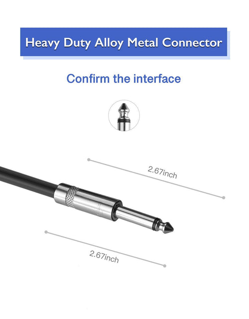 Load image into Gallery viewer, 2Pack 200 Ft 1/4" to 1/4" Speaker Cables, True 12AWG Patch Cords, 1/4 Male Inch DJ/PA Audio Speaker Cable 12 Gauge Wire.
