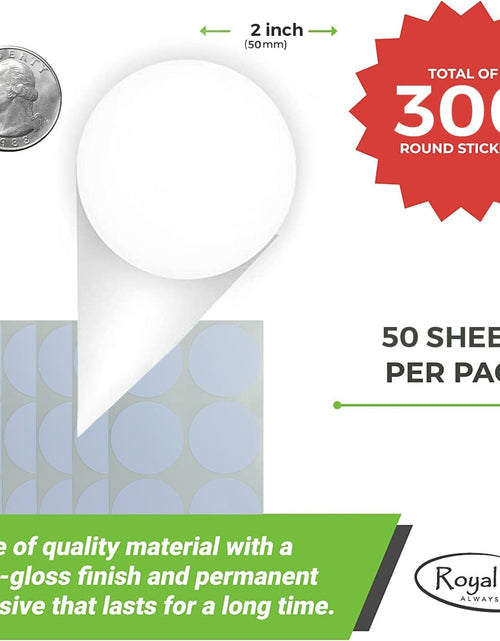 Load image into Gallery viewer, Red Labels Stickers 2 Inch for Inventory and Labeling 50Mm - 300 Pack
