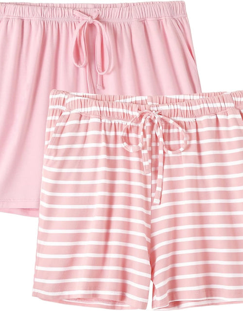 Load image into Gallery viewer, Pajama Shorts Womens Lounge Short Sleep Shorts Pajama Bottoms

