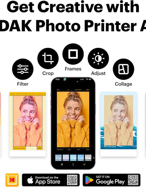 Load image into Gallery viewer, Mini 2 Retro 2X3 Portable Photo Printer, 38 Sheets, Bluetooth Smartphone Printer for Iphone &amp; Android, Instant Color Prints, 4PASS Dye Sublimation, White
