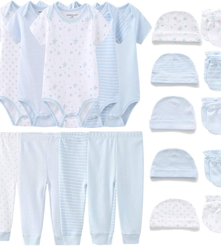 Unisex Baby Layette Essentials Giftset Clothing Set 19-Piece