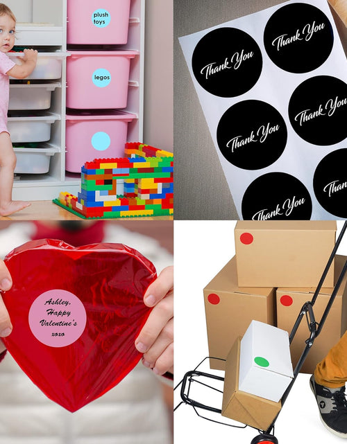 Load image into Gallery viewer, Red Labels Stickers 2 Inch for Inventory and Labeling 50Mm - 300 Pack
