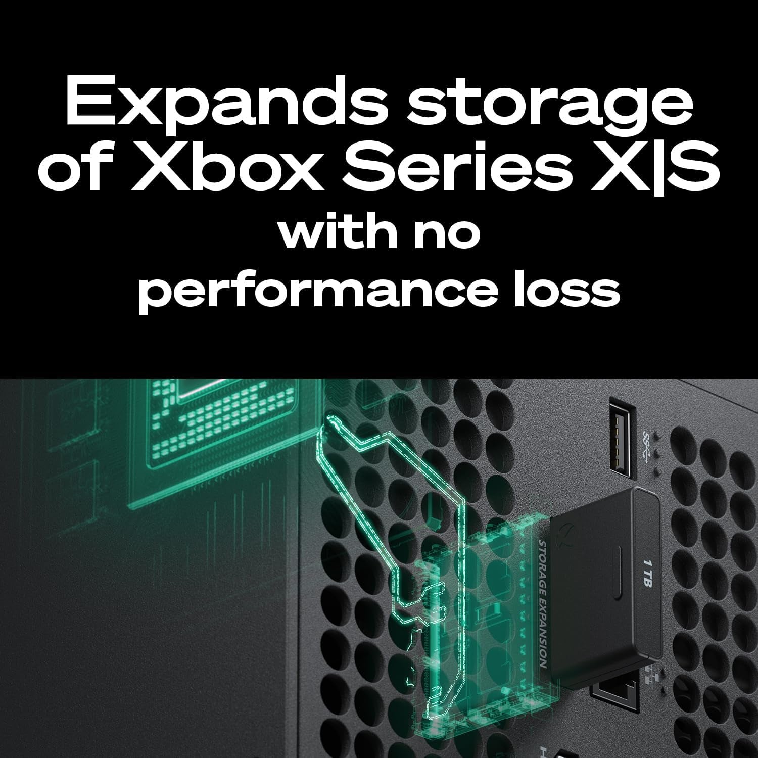 Storage Expansion Card for Xbox Series X|S 1TB Solid State Drive - Nvme Expansion SSD for Xbox Series X|S (STJR1000400)