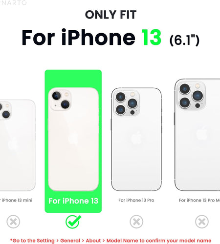 Shockproof Liquid Silicone Designed for Iphone 13 Case Gel Rubber Anti-Shock Cover Case Drop Protection 6.1Inch-Black