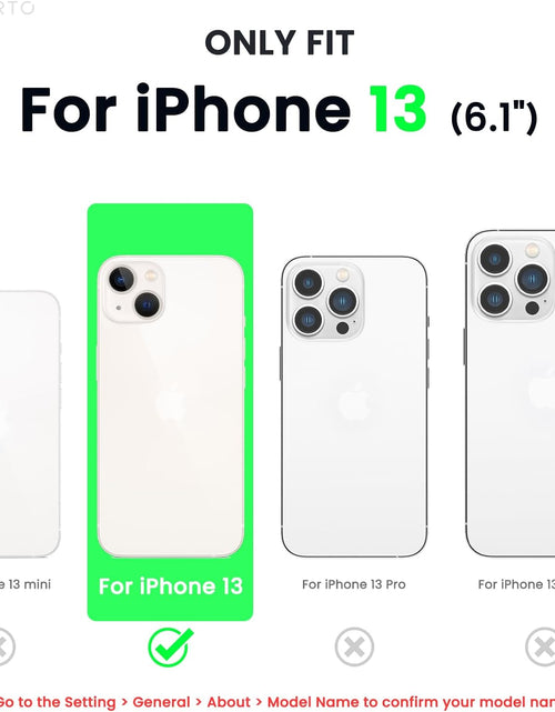 Load image into Gallery viewer, Shockproof Liquid Silicone Designed for Iphone 13 Case Gel Rubber Anti-Shock Cover Case Drop Protection 6.1Inch-Black
