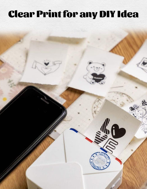 Load image into Gallery viewer, White Self-Adhesive Thermal Paper, Glossy Printable Sticker Paper for  M02/M02 Pro/M02S/M03 Pocket Mobile Printer, Black on White, 50Mm X 3.5M, Diameter 30Mm, 3-Rolls
