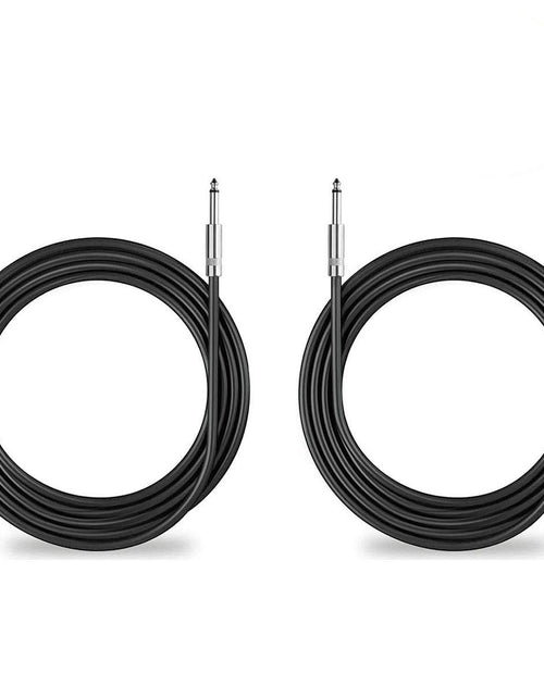 Load image into Gallery viewer, 2Pack 200 Ft 1/4" to 1/4" Speaker Cables, True 12AWG Patch Cords, 1/4 Male Inch DJ/PA Audio Speaker Cable 12 Gauge Wire.
